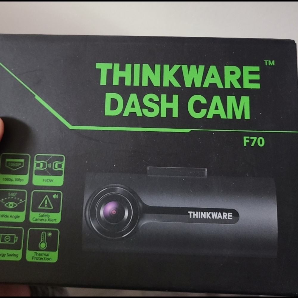 F70 Dash Cam - Black Front Video Recorder